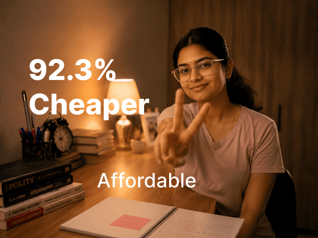 No brand premiums. ₹